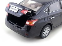 Cochesdemetal.es 2012 Nissan Sentra Sylphy Metallic Black 1:18 Paudi Models 2266