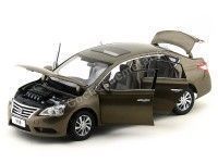 Cochesdemetal.es 2012 Nissan Sentra Sylphy Metallic Gold 1:18 Paudi Models 2266