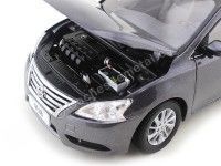 Cochesdemetal.es 2012 Nissan Sentra Sylphy Metallic Grey 1:18 Paudi Models 2266