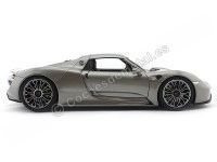 Cochesdemetal.es 2013 Porsche 918 Spyder Hard-Top Gris 1:18 Welly 18051