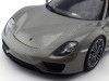 Cochesdemetal.es 2013 Porsche 918 Spyder Convertible Gris 1:18 Welly 18051