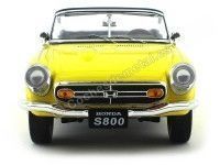 Cochesdemetal.es 1966 Honda S800 Convertible Amarillo 1:18 Triple-9 1800191