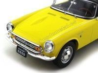 Cochesdemetal.es 1966 Honda S800 Convertible Amarillo 1:18 Triple-9 1800191