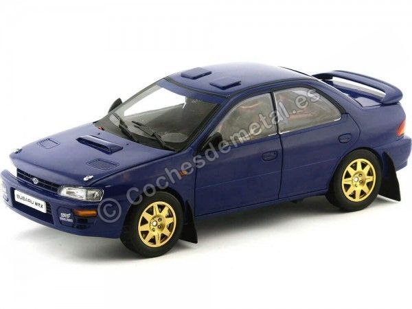 Cochesdemetal.es 1996 Subaru Impreza STi Street Legal WRX Azul 1:18 Sun Star 5512