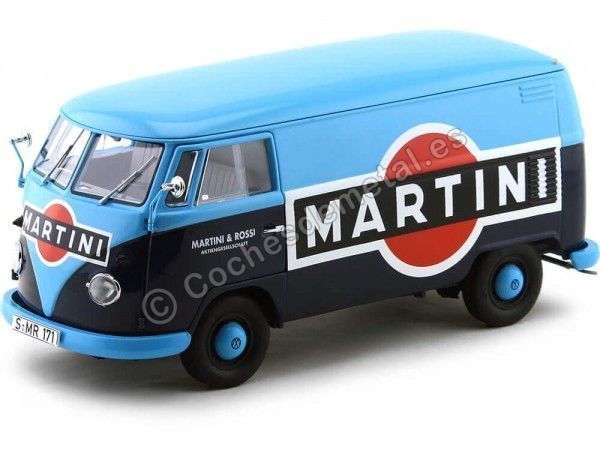 Cochesdemetal.es 1963 Volkswagen T1b Transporter Martini 1:18 Schuco 450028500