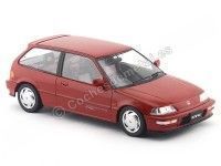 Cochesdemetal.es 1990 Honda Civic EF9 SiR VTEC Rojo 1:18 Triple-9 1800105