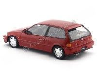 Cochesdemetal.es 1990 Honda Civic EF9 SiR VTEC Rojo 1:18 Triple-9 1800105