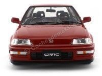 Cochesdemetal.es 1990 Honda Civic EF9 SiR VTEC Rojo 1:18 Triple-9 1800105