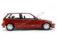 Cochesdemetal.es 1990 Honda Civic EF9 SiR VTEC Rojo 1:18 Triple-9 1800105