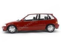 Cochesdemetal.es 1990 Honda Civic EF9 SiR VTEC Rojo 1:18 Triple-9 1800105