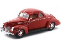 Cochesdemetal.es 1939 Ford Deluxe Tudor Coupé Rojo Metalizado 1:18 Maisto 31180