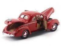 Cochesdemetal.es 1939 Ford Deluxe Tudor Coupé Rojo Metalizado 1:18 Maisto 31180