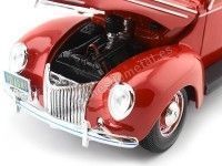 Cochesdemetal.es 1939 Ford Deluxe Tudor Coupé Rojo Metalizado 1:18 Maisto 31180