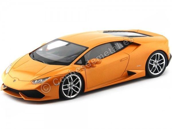 Cochesdemetal.es 2014 Lamborghini Huracan LP610-4 Orange Pearl 1:18 Kyosho 09511P