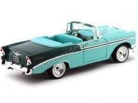 Cochesdemetal.es 1956 Chevrolet Bel Air Open Convertible Verde 1:18 Lucky Diecast 92128