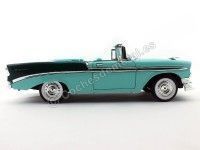 Cochesdemetal.es 1956 Chevrolet Bel Air Open Convertible Verde 1:18 Lucky Diecast 92128