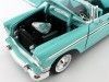 Cochesdemetal.es 1956 Chevrolet Bel Air Open Convertible Verde 1:18 Lucky Diecast 92128