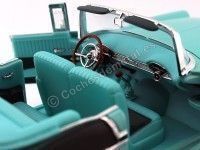 Cochesdemetal.es 1956 Chevrolet Bel Air Open Convertible Verde 1:18 Lucky Diecast 92128