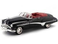 Cochesdemetal.es 1949 Buick Roadsmaster Open Convertible Negro brillante 1:18 Motor Max 73116