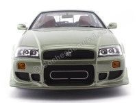 Cochesdemetal.es 1999 Nissan Skyline GT-R R34 Verde Jada 1:18 Greenlight 19033