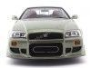 Cochesdemetal.es 1999 Nissan Skyline GT-R R34 Verde Jada 1:18 Greenlight 19033