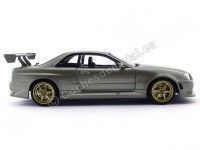 Cochesdemetal.es 1999 Nissan Skyline GT-R R34 Verde Jada 1:18 Greenlight 19033