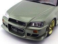 Cochesdemetal.es 1999 Nissan Skyline GT-R R34 Verde Jada 1:18 Greenlight 19033