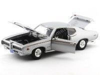 Cochesdemetal.es 1969 Pontiac GTO Judge Gris 1:18 Motor Max 73133