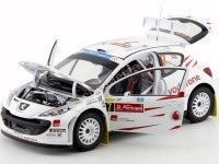 Cochesdemetal.es 2008 Peugeot 207 S2000 Rally Portugal 1:18 Sun Star 5436