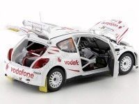 Cochesdemetal.es 2008 Peugeot 207 S2000 Rally Portugal 1:18 Sun Star 5436