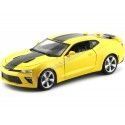 Cochesdemetal.es 2016 Chevrolet Camaro SS Amarillo 1:18 Maisto 31689