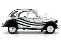 Cochesdemetal.es 1978 Citroen 2CV6 BZH Negro/Blanco 1:18 Solido S1850018