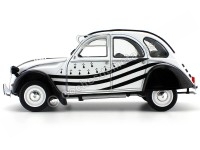 Cochesdemetal.es 1978 Citroen 2CV6 BZH Negro/Blanco 1:18 Solido S1850018