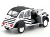 Cochesdemetal.es 1978 Citroen 2CV6 BZH Negro/Blanco 1:18 Solido S1850018