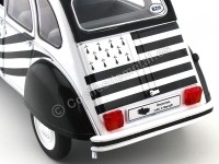 Cochesdemetal.es 1978 Citroen 2CV6 BZH Negro/Blanco 1:18 Solido S1850018