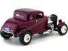 Cochesdemetal.es 1932 Ford Hot Rod 5-Window Coupe Violeta 1:18 Motor Max 73172