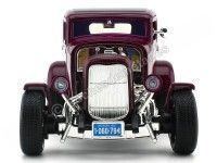 Cochesdemetal.es 1932 Ford Hot Rod 5-Window Coupe Violeta 1:18 Motor Max 73172