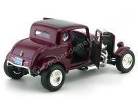 Cochesdemetal.es 1932 Ford Hot Rod 5-Window Coupe Violeta 1:18 Motor Max 73172