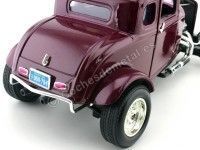 Cochesdemetal.es 1932 Ford Hot Rod 5-Window Coupe Violeta 1:18 Motor Max 73172