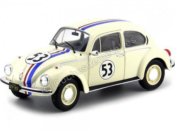 Cochesdemetal.es 1973 Vokswagen Beetle 1303 "Racer Herbie" 1:18 Solido S1800505