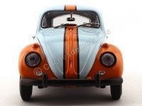 Cochesdemetal.es 1973 Volkswagen Beetle "Gulf Oil" Blue-Orange 1:18 Greenlight 12994