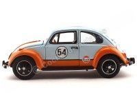 Cochesdemetal.es 1973 Volkswagen Beetle "Gulf Oil" Blue-Orange 1:18 Greenlight 12994