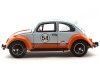 Cochesdemetal.es 1973 Volkswagen Beetle "Gulf Oil" Blue-Orange 1:18 Greenlight 12994