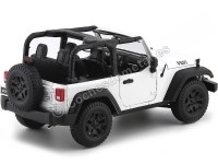 Cochesdemetal.es 2014 Jeep Willys Wrangler 3.6L Open Top Blanco 1:18 Maisto 31610