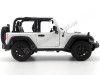 Cochesdemetal.es 2014 Jeep Willys Wrangler 3.6L Open Top Blanco 1:18 Maisto 31610