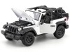 Cochesdemetal.es 2014 Jeep Willys Wrangler 3.6L Open Top Blanco 1:18 Maisto 31610