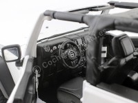 Cochesdemetal.es 2014 Jeep Willys Wrangler 3.6L Open Top Blanco 1:18 Maisto 31610