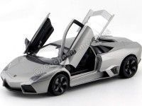 Cochesdemetal.es 2008 Lamborghini Reventon Gris Radio Control 1:24 MZ Models 25024