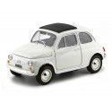 Cochesdemetal.es 1965 Fiat 500 F Blanco 1:16 Bburago 12020