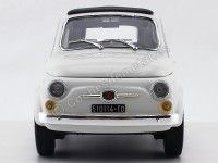 Cochesdemetal.es 1965 Fiat 500 F Blanco 1:16 Bburago 12020